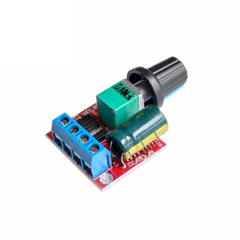 5A 90W Pwm 12V DC контроллер скорости двигателя модуль Dc-Dc 4.5V-35V регулируемая скорость