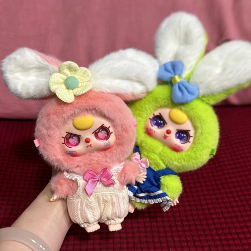 Оригинальный Baby Three Macaron Милая Серия Кроликов Сюрприз-Бокс Милая Модная Игрушка Фигурки Настольное Украшение Подвеска для Сумки Подарок Для Девочки
