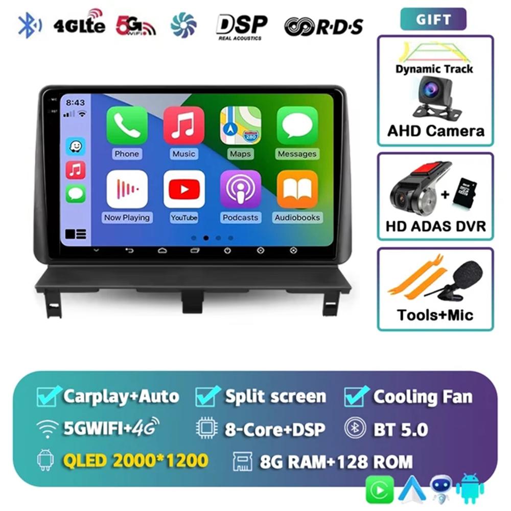 Автомобильное радио Carplay для Peugeot Partner 1 2002-2008 Partner Origin 1 2008-2011 GPS Android Auto Multimedia No 2Din Player Stereo