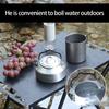 Нержавеющая сталь Чайники для походов на открытом воздухе Кастрюля Посуда Кемпинговые чайники Чайник со свистком для плиты Чайник для кемпинга Чайник для кофе