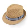 Летняя соломенная шляпа Мужская уличная шляпа от солнца Дышащие пляжные шляпы Британская джазовая шляпа Детские джентльменские цилиндры