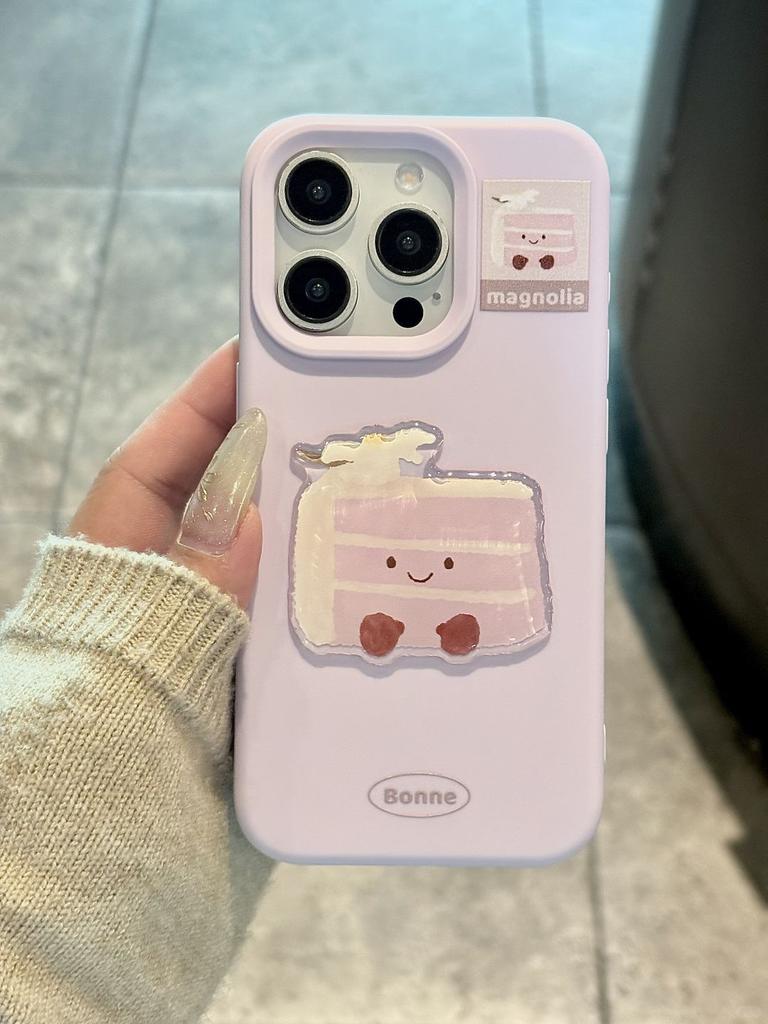 Cute Milk and Fun Cake 16promax Mobile Phone Case IPhone 15 Silicone 12 Apple 14 Suitable for 13