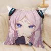 Genshin Impact Citlali sexy Cushion Cover Silky Short Plush Invisible Zipper Dustproof Sofa Pillow Case for Home Decor
