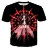 Косплей DATE A LIVE Куруми Токисаки Аниме Манга Футболка Футболка Костюмы Полиэстер