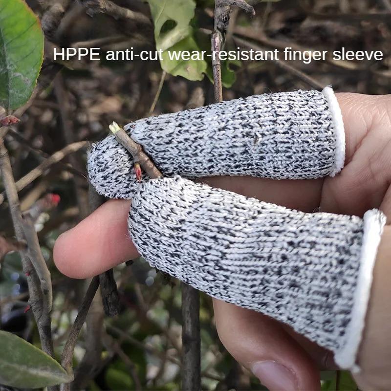 10/20 шт. Защитные наперстки от порезов Уровень 5 Высокопрочные Безопасные Гибкие Антипорезовые Наперстки для пальцев Кухонный Инструмент