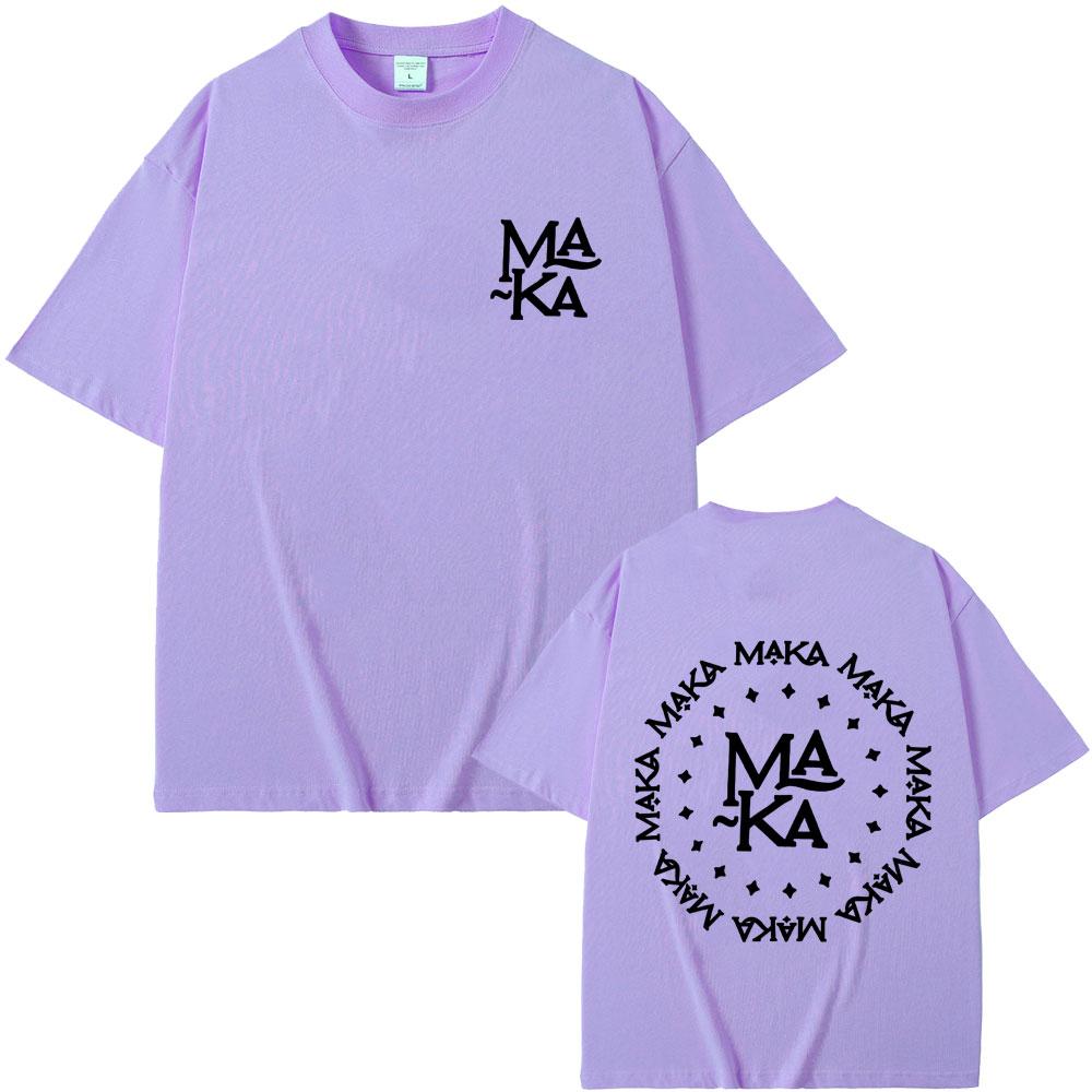 Лимитированная футболка с логотипом рэпера Мака Мужская Женская Модная Хип-хоп Футболки оверсайз Мужская 100% хлопок Футболка с коротким рукавом Уличная одежда