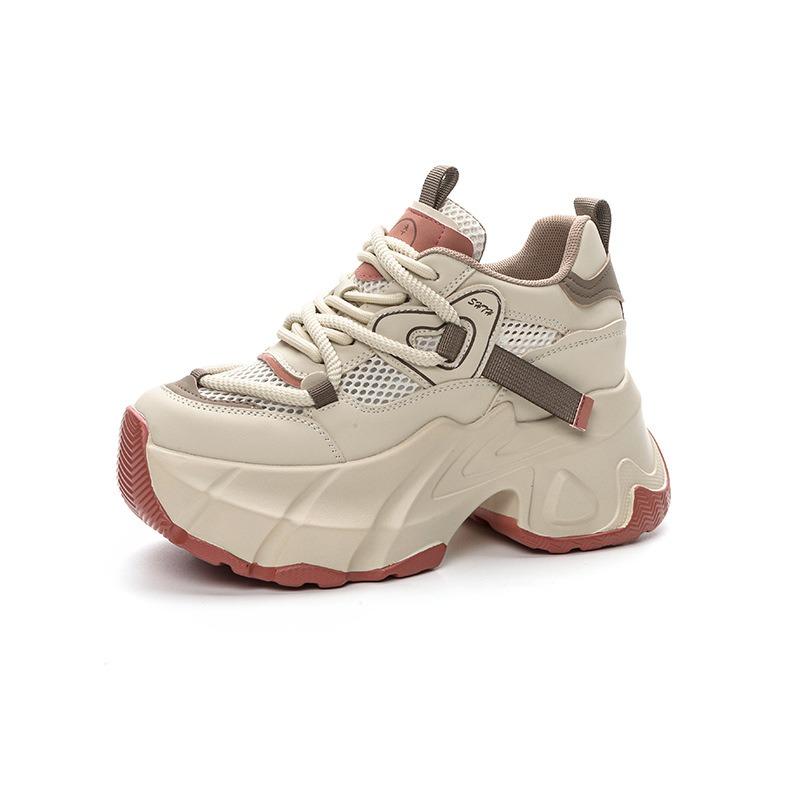 Поп-туфли с толстой подошвой и внутренней высотой, модные женские туфли