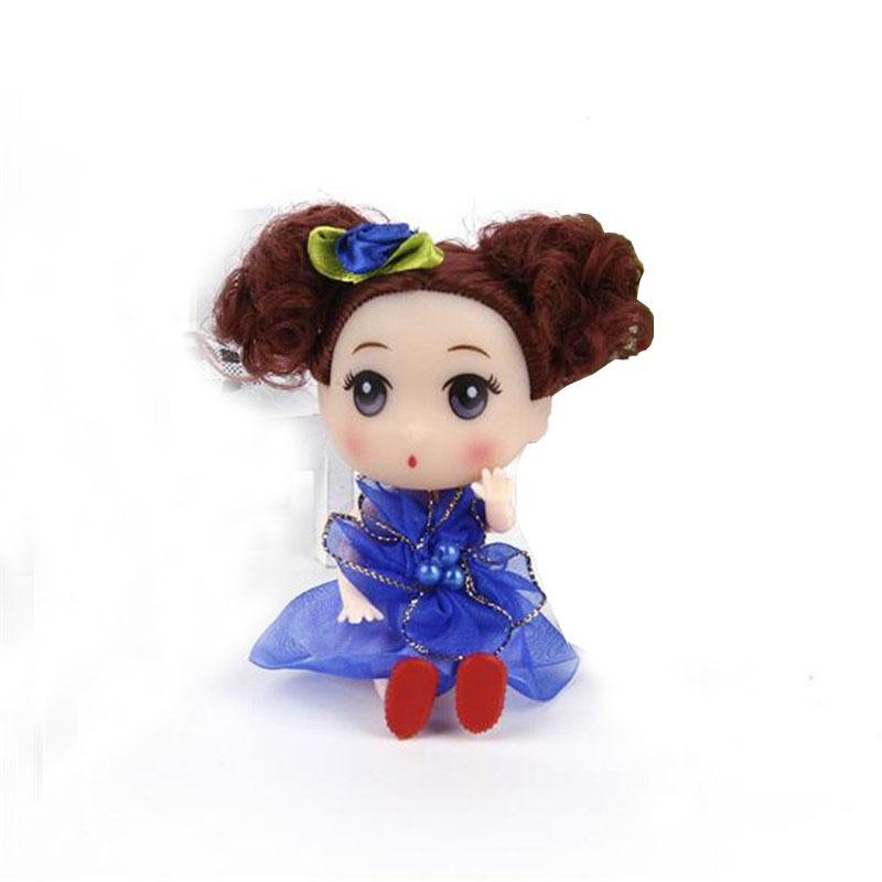 Cute Pearl Flower Puzzle Doll Toy Small Pendant Dress Doll Toy for Children's Valentine's Day Gift, Unisex 12cm