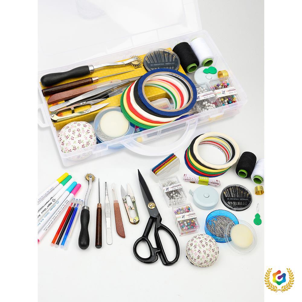 Набор инструментов для драпировки модного дизайна: Малярный скотч, Установочные штифты, Подушечка для иголок, Шило, Пинцет и Линейка.