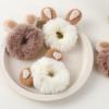 Winter Cute Imitation Rabbit Fur Hair Rope Fluffy Rabbit Ear Hair Scrunchies Women Rubber Bands Elastic Hair Bands Ties Holder
