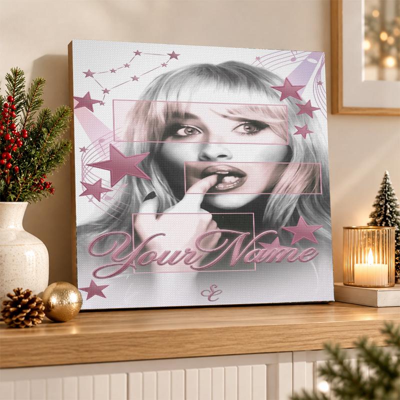 Sabrina Carpenter Custom Name Text 5D Diamond Painting Kit DIY Full Drill Diamond Art Decoration