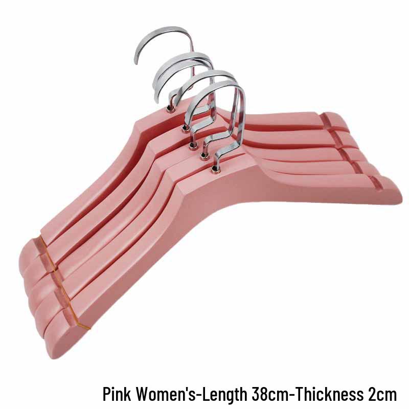 Роскошная вешалка для костюма из массива дерева - Органайзер для брюк и одежды, не оставляющий следов, для мужчин и женщин