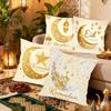Eid Mubarak Cushion Cover Pillow Case Ramadan Kareem Decoration For Home Muslim Islam Party Decor Eid Al Adha Supplies