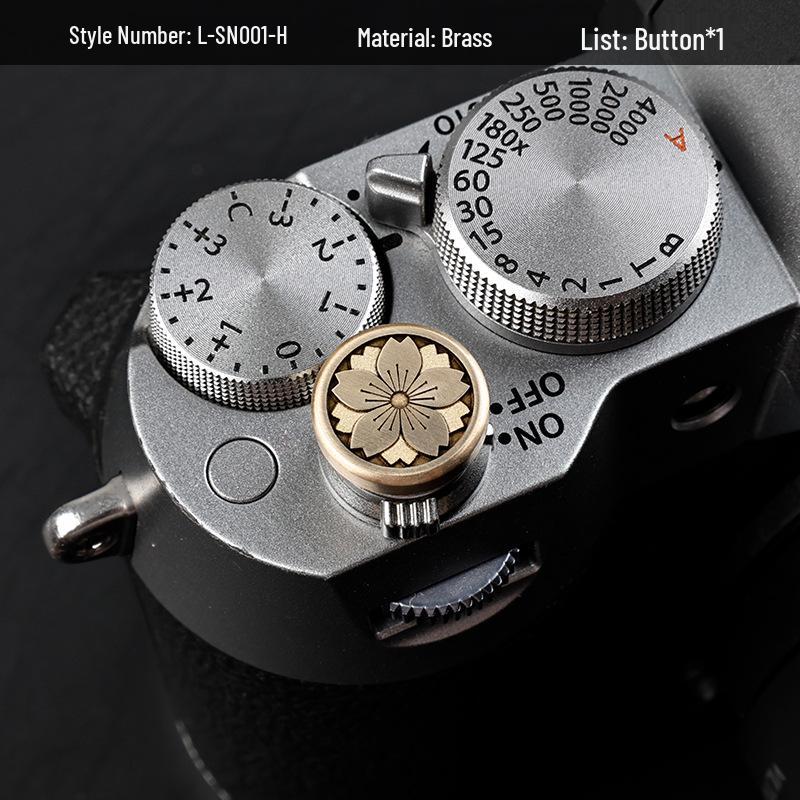 Hot Shoe Cover & Shutter Button Cap for Fujifilm XT50, X100VI, XT30 II, XM5, Nikon ZF Cameras