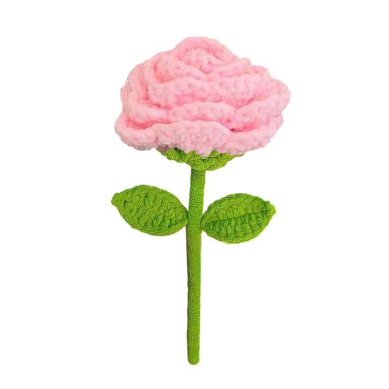 Большой вязаный крючком цветок Ручная работа Вязаный крючком букет из роз/подсолнухов Искусственный вязаный цветок Подарок на день рождения, годовщину для матери, жены, подруги