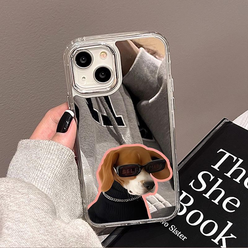 Mobile Phone Cases for iPhone 11 13 XR 15 Pro Max 12 14 Pro Max Case iPhone 16 XS Max Mirror Protective Case Mirror Exquisite Cartoon Waterproof