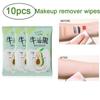 10 шт. одноразовых салфеток для снятия макияжа, хлопковые полотенца, не требующие мытья, очищающие салфетки для лица