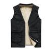 Plus Size Men's Fleece Vest for Autumn/Winter