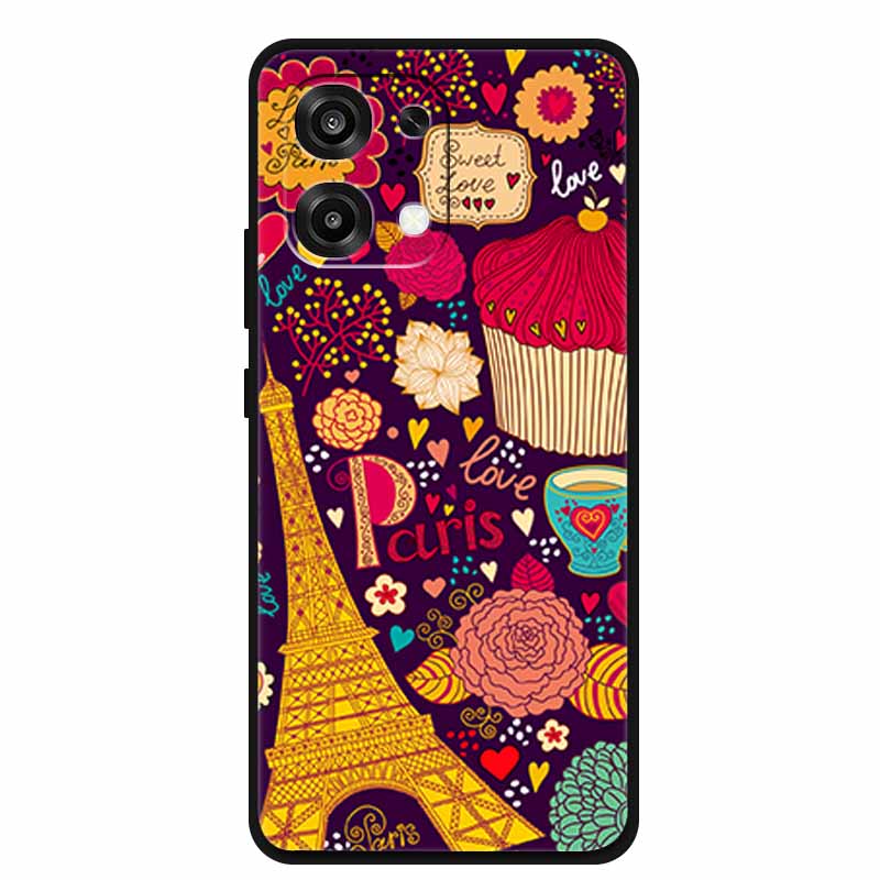 For OPPO A6 Pro 4G 5G 3D Flower Case F31 Soft TPU Bumper Protector Relief Emboss Silicone Phone Cover for F 31 A 6 Fundas Coque