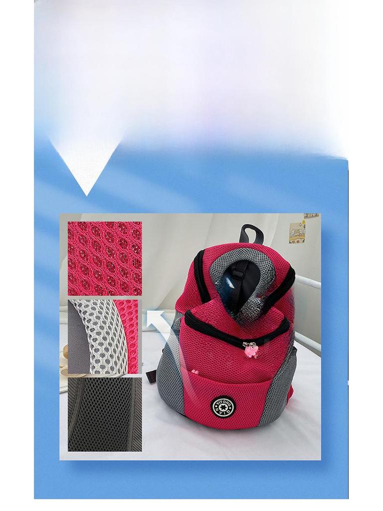 Дышащий рюкзак для путешествий с питомцами для собак и кошек - Портативная женская нагрудная сумка для прогулок