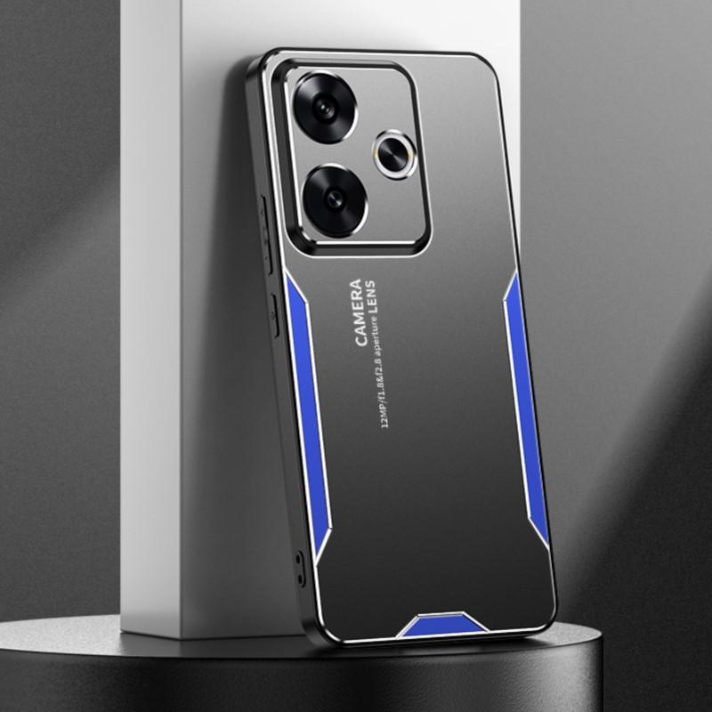 Чехол из алюминиевого сплава для POCO M6 4G F6 X6 M6Pro, металлический матовый бампер, силиконовый противоударный защитный чехол для камеры, чехол для телефона Redmi 13 13C A3 X Note 13R