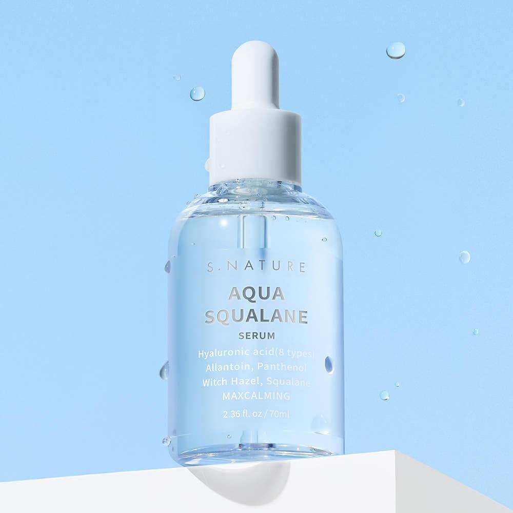 S.NATURE Aqua Squalane Сыворотка Глубокое Увлажнение Барьер Кожи 70 мл Корейский Уход K Beauty Сыворотка