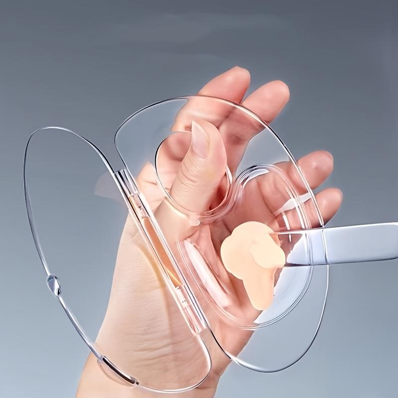 Foldable Liquid Foundation Palette Acrylic Makeup Tool Kit Mixing Cream Rod Set Storage Test Palette Cosmetic Beauty Accessories