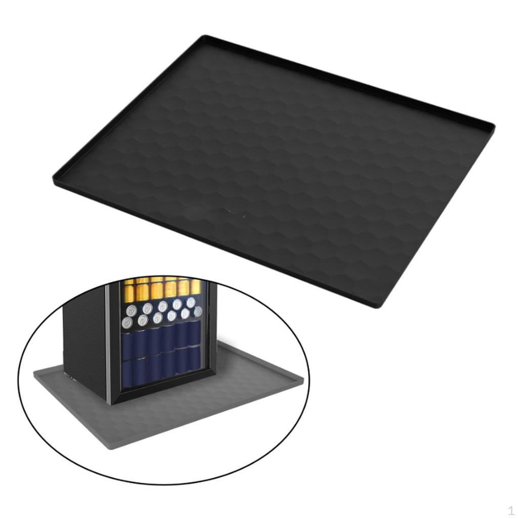 Мини-коврик для холодильника, поддон для сбора капель в морозильной камере, противоскользящий, для дома, предотвращает разливы, многофункциональный, моющийся