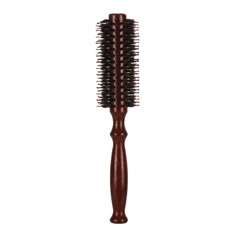 Portable Wooden Hairdressing Tool Hairbrush Boar Bristle Round Brush Round Hair Brush Styling Brush