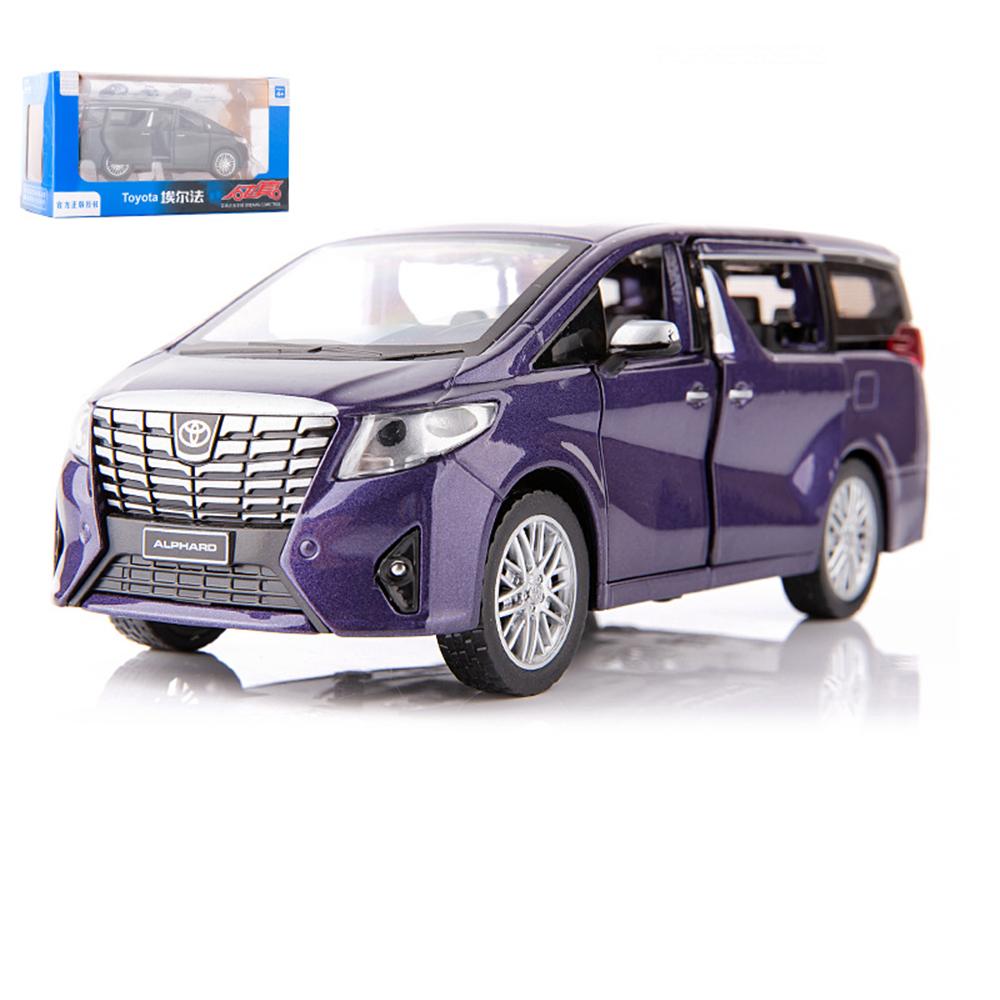 1/29 модель электромобиля Toyota Alphard Boy Collection, удлиненные легкосплавные автомобили, мужской сувенир, подарок на день рождения для детей