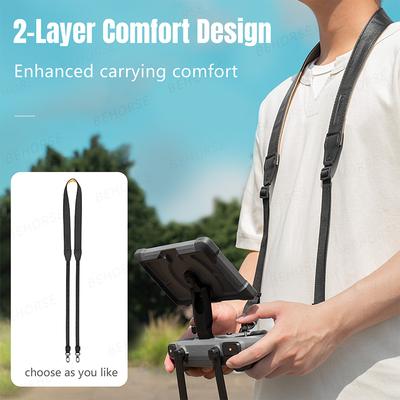 Регулируемый ремешок для DJI RC Pro 2/RC 2/RC пульта управления, ПУ шейный ремешок для DJI Mavic 4 Pro/Neo/Air 3/Mini 4 Pro аксессуары
