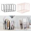 5 Slot Magazine Holder Rack, Square File Holder, Newspaper ,Office Organizer