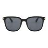 TF Brand Logo Square Sunglasses Unisex sunglasses Black TF1287-K-01A