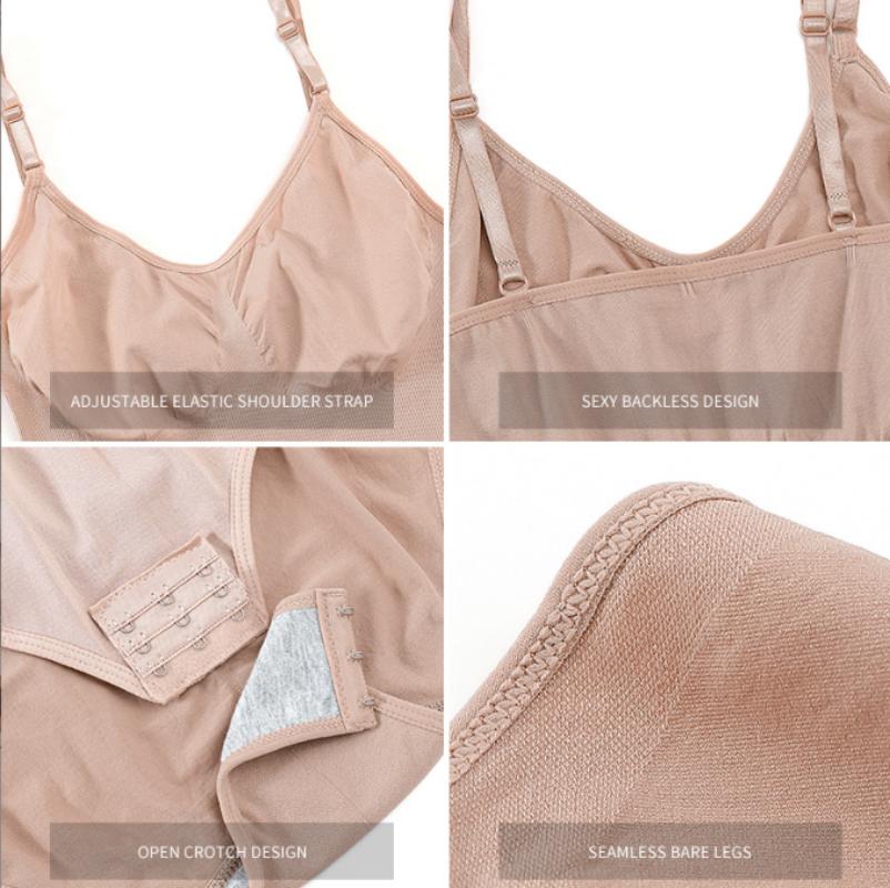 Fashion Women One Piece Body Shaping Clothes Women's Abdominal Pants Open Shift Hip Lifting Shaping Sling Underwear Elastic Bodysuit