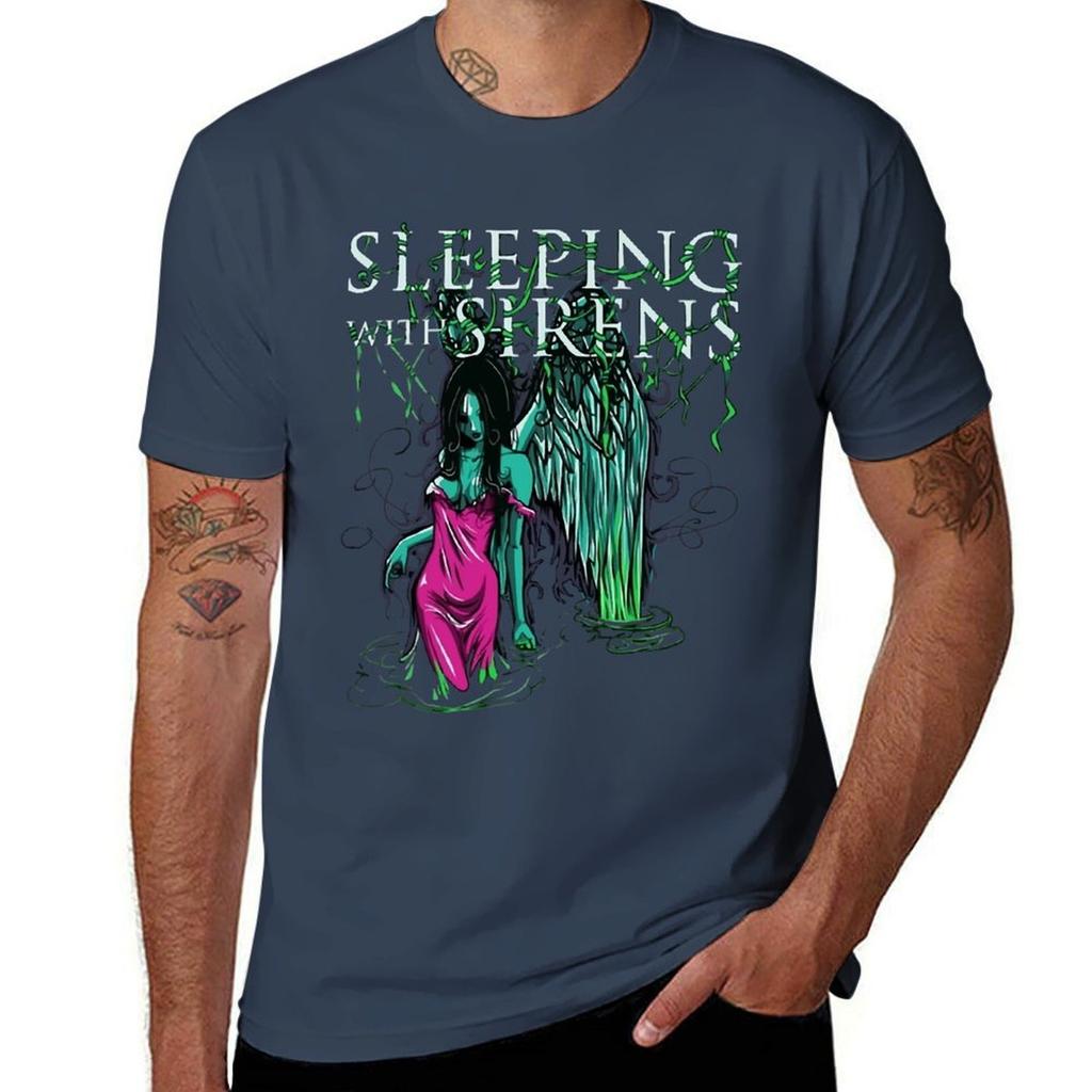Special Present Sleeping With Sirens Youth Teenager Gifts Movie Fans Tshirt Work Outdoor For Men Tshirt
