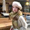 Autumn and Winter Imitation Cashmere Scarf High-end Women's Scarf Thickened Versatile Shawl
