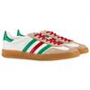 GUCCI x Adidas Originals Gazelle Leather Low top Skateboard Shoes Women's White 726488 AAA43 9547