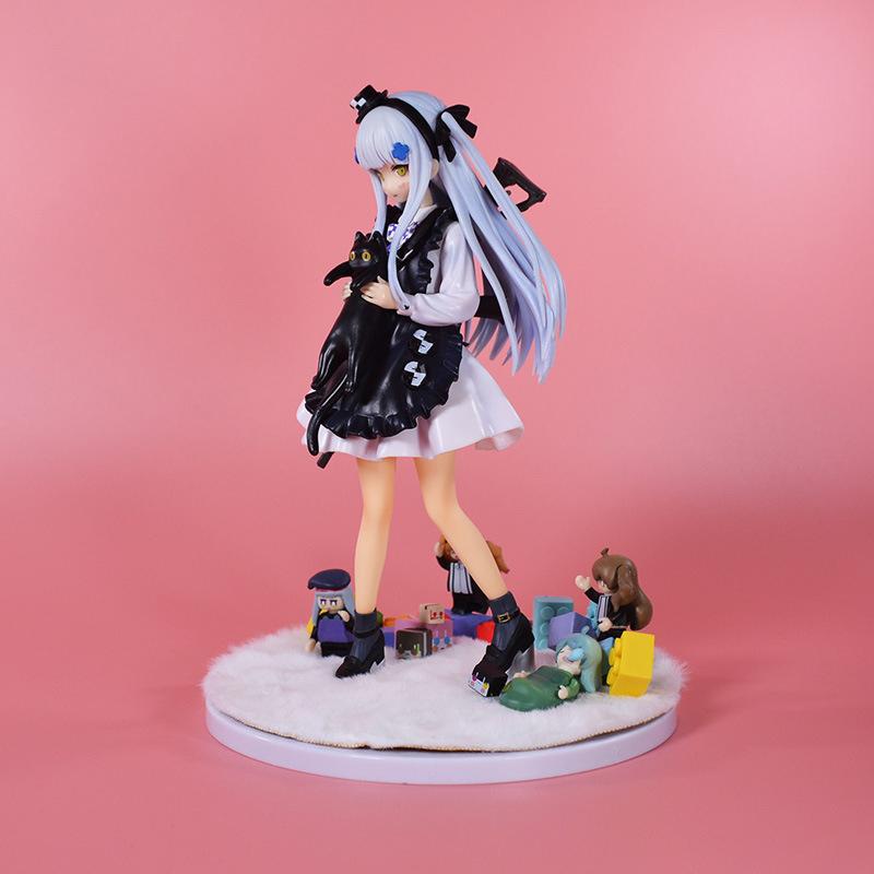 Anime Girls' Frontline HK416 Gift From the Black Cat Ver. PVC Action Figure Japanese Anime Figure Model Toy Collection Doll Gift
