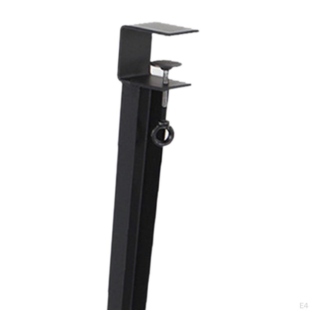 Table Clamp Leg Coffee Adjustable Replacement Heavy Duty Portable Support Metal