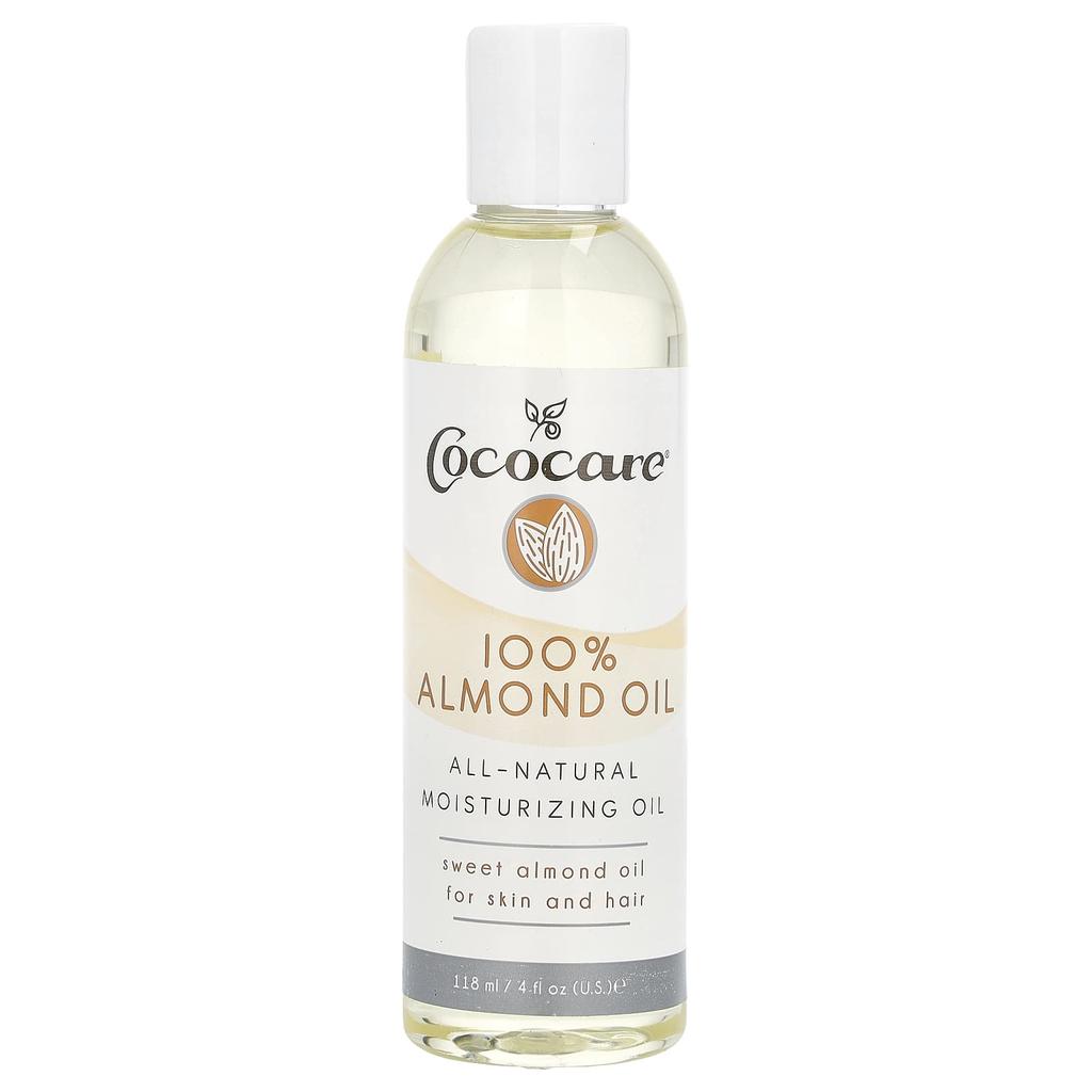 Cococare 100% Natural Almond Oil, 4 Fl Oz (118 Ml)
