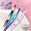 High Precision Sticker Pickup Tool Stainless Steel Lashes Extension Tweezer  Miniature Landscaping