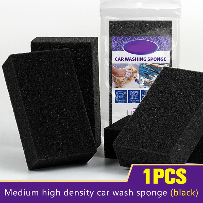 Car-Washing Sponge Black Car Wash Sponge Glass Washing Cleaner Foam Clean Tool