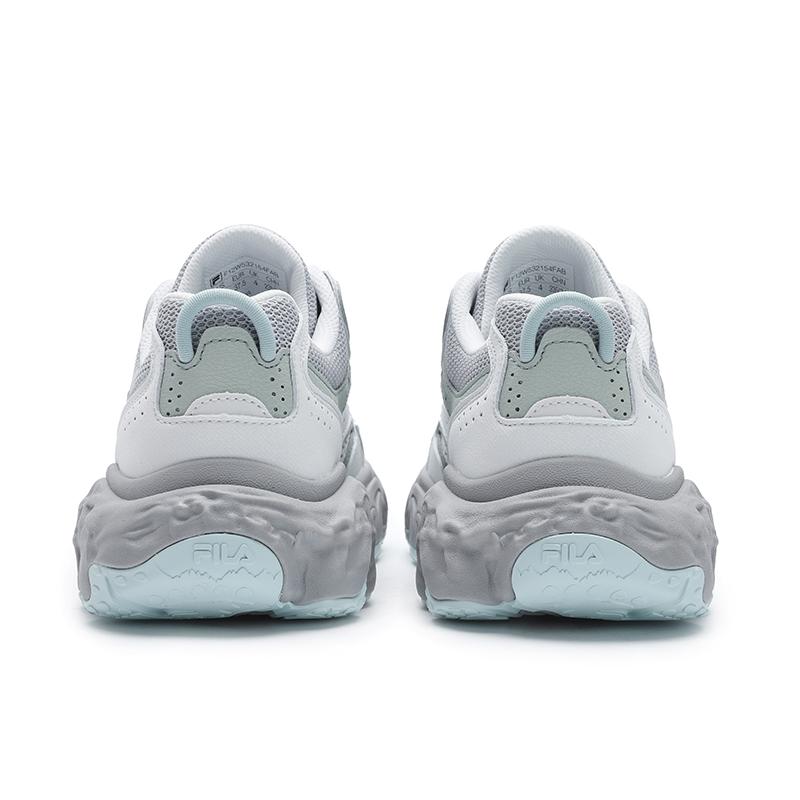 Новые кроссовки FILA TORNADO Hurricane Дышащие и легкие Низкие повседневные кроссовки Женские Белые Серые F12W532154FAB