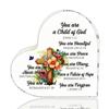 Transparent Acrylic Ornaments Religious Gift Christian Ornament Bible Verse With Inspirational Thoughts Religious Plaque Easter