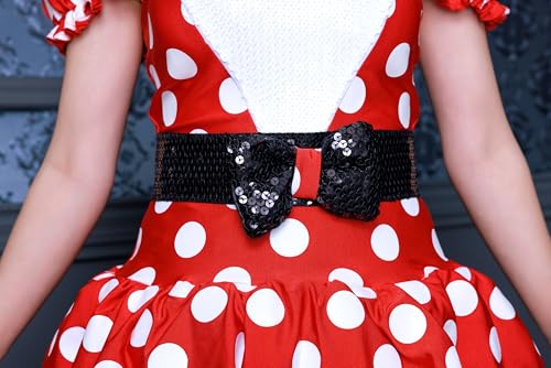 Маскарадный костюм Disney Косплей Хэллоуин Официальный Минни Маус Мрачный Красный Минни, Женский, Размер M, Красный, 67699B