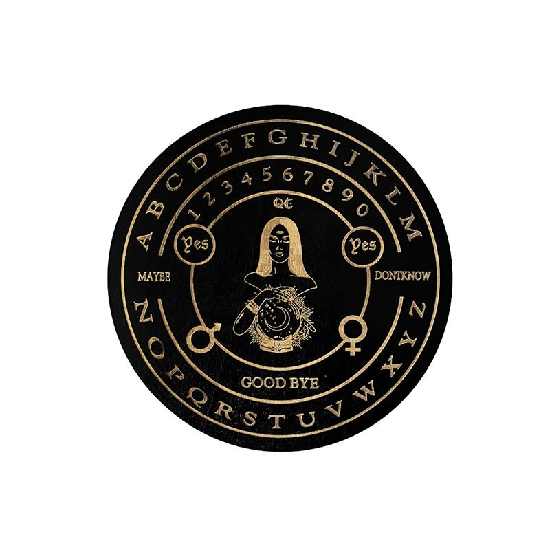 Алтарные украшения, Исцеляющая доска для медитации, маятниковая игра, деревянная гадальная доска с лунной звездой