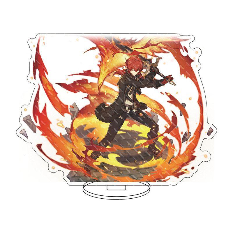 Изысканная акриловая подставка для фигурки Genshin Impact Барбатос Кэ Цин Барбара для демонстрации и декора