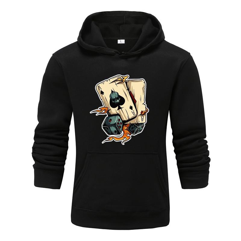 Осенне-зимняя новая индивидуальная одежда с принтом для мужчин и женщин, толстовка с капюшоном для любителей, пуловер для бега, спортивная толстовка