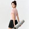 Skinny Skin-friendly Sports Top Women's High Elastic Breathable Short-sleeved Quick-drying Versatile Pilates Running Yoga Clothes