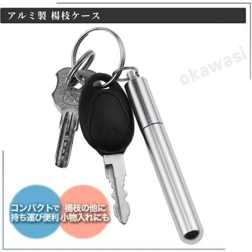 OKAWASI Toothpick Holder, Set of 2, Toothpick Case, Toothpick Box, Portable Toothpick Organizer, Cotton Swab Case, Needle Storage Case, Lightweight, C